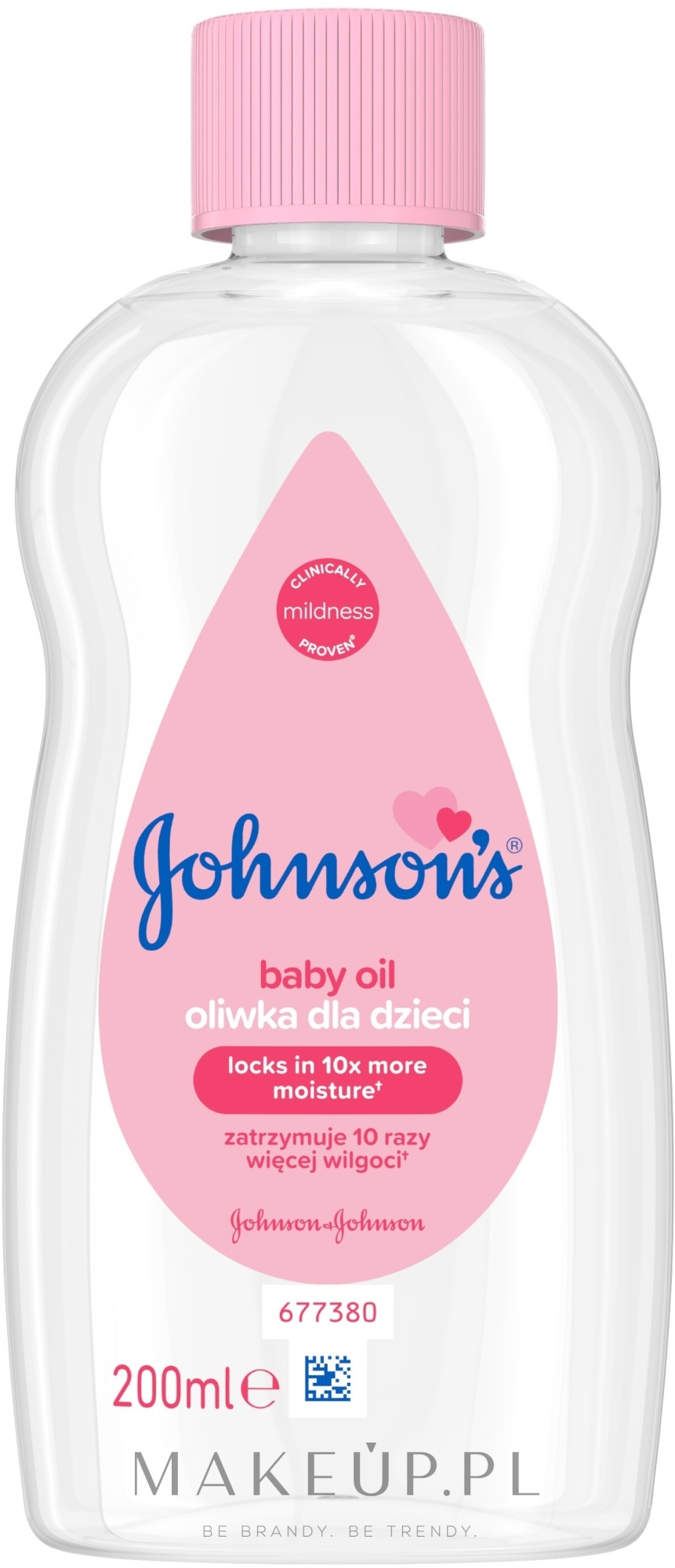 Łagodna oliwka dla dzieci i noworodków - Johnson’s® Baby Pink — Zdjęcie 200 ml
