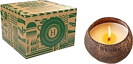Świeca zapachowa Trawa cytrynowa - Himalaya dal 1989 Handmade Vegetable Candle In A Coconut Shell — Zdjęcie N1