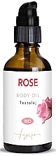 Kup Organiczny różany olejek do ciała z olejkiem eterycznym z róży damasceńskiej - Fagnes Aromatherapy Bio Rose Body Oil