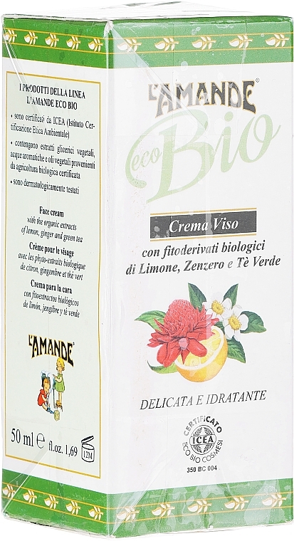 PRZECENA! Krem do twarzy - L'Amande Eco Bio Crem * — Zdjęcie N1