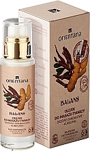 Olejek do masażu twarzy z drzewa sandałowego i kurkumy - Orientana Sandalwood Turmeric Balancing Face Massage Oil — Zdjęcie N3