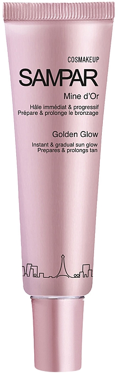 Krem nawilżający wyrównujący koloryt skóry - Sampar Cosmakeup Golden Glow Sunkissed Effect Moisturizing Cream — Zdjęcie N1