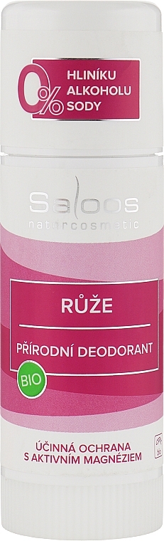 Organiczny naturalny dezodorant Róża - Saloos Rose Deodorant — Zdjęcie N1