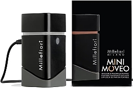 Mini-dyfuzor zapachowy, czarny - Millefiori Milano Mini Moveo Diffuser Black — Zdjęcie N1