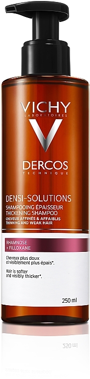 Szampon dodający objętości do włosów cienkich - Vichy Dercos Densi-Solutions Thickening Shampoo — Zdjęcie N1