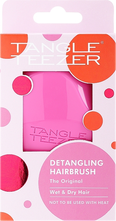 Szczotka do włosów, różowo-pomarańczowa - Tangle Teezer The Original Lollipop — Zdjęcie N4