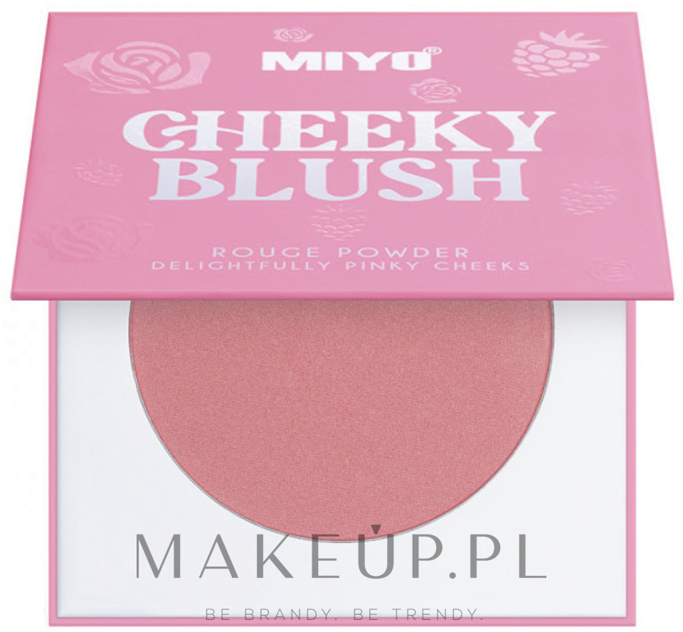 Róż do policzków - Miyo Cheeky Blush Rouge Powder Delightfully Pinky Cheeks — Zdjęcie 02 - Sweet Liar