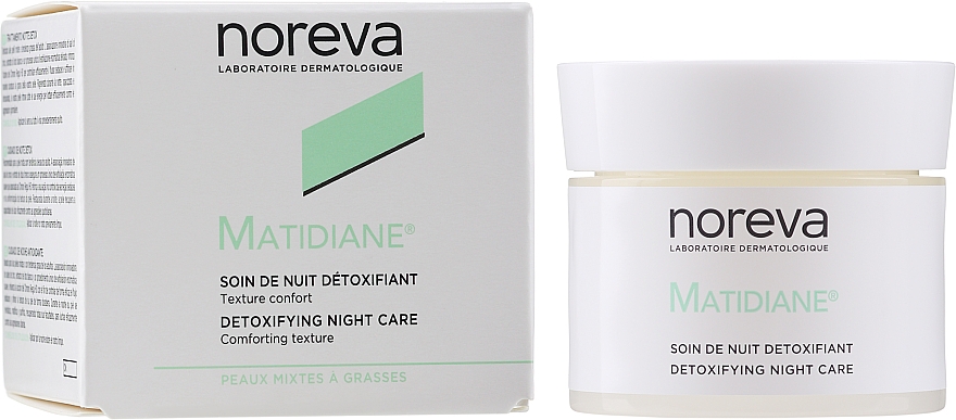 Nocny detoks-pielęgnacja - Noreva Laboratoires Matidiane Soin De Nuit Detoxifiant — Zdjęcie N2