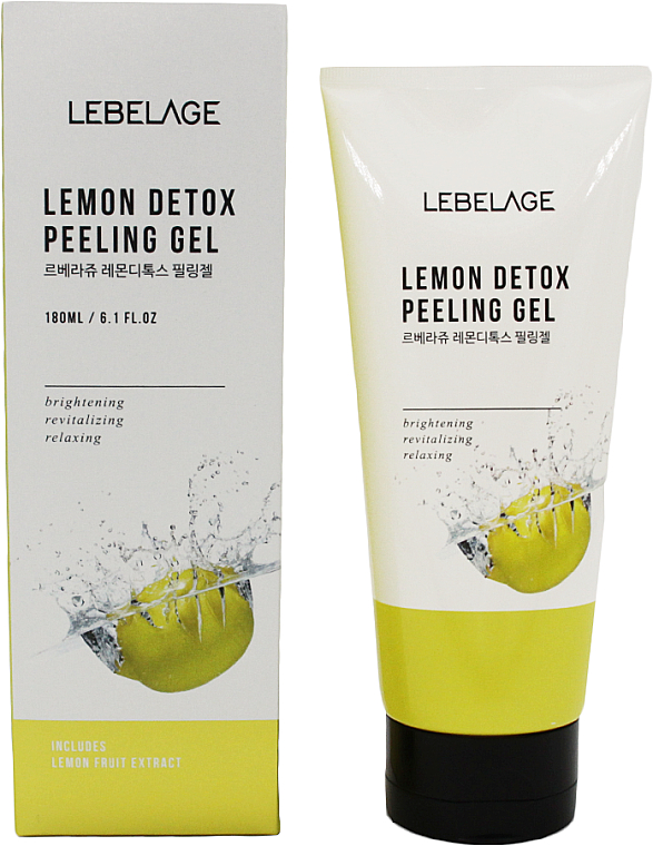 Żel peelingujący do twarzy - Lebelage Lemon Detox Peeling Gel