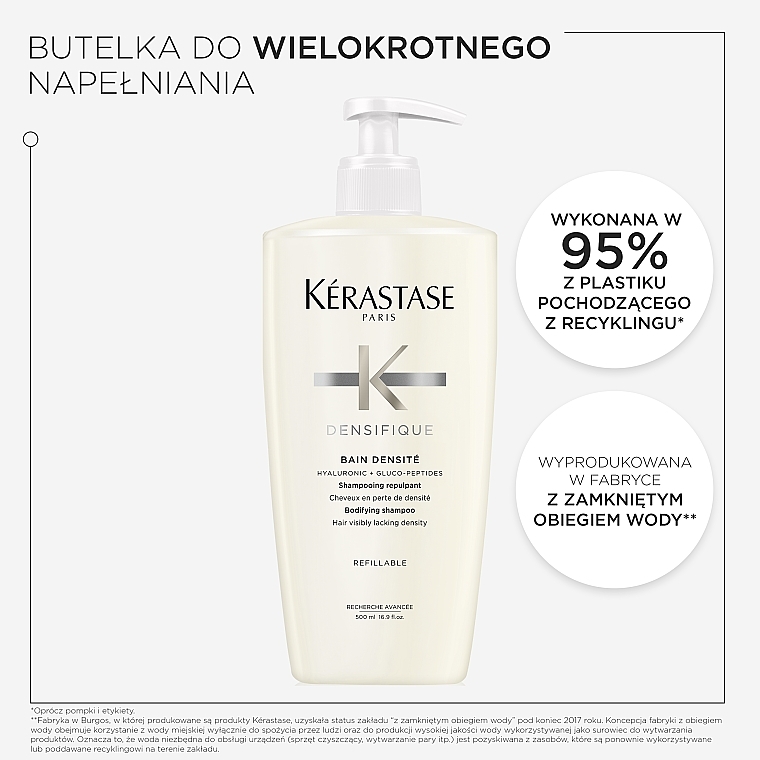 Kąpiel zwiększająca gęstość włosów - Kérastase Densifique Bain Densité Bodifying Shampoo — Zdjęcie N4