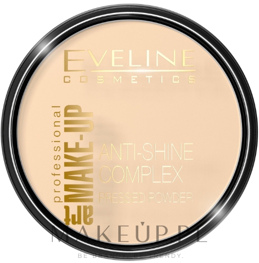 Matujący puder mineralny z jedwabiem - Eveline Cosmetics Art Professional Make-Up  — Zdjęcie 30 - Ivory