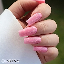 Modelujący żel do paznokci - Claresa Soft & Easy Builder Gel UV/LED Glimmer Pink — Zdjęcie N3