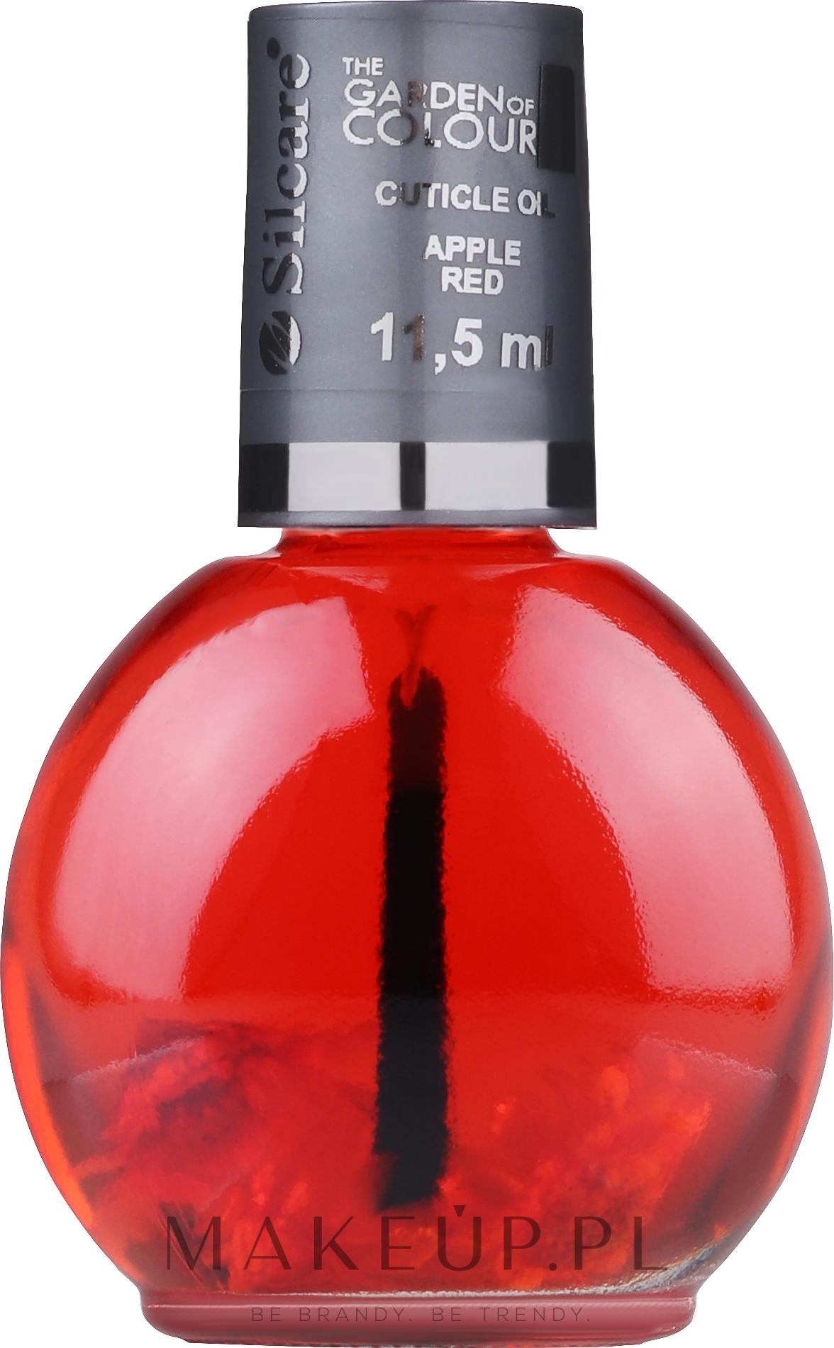 Kwiatowy olejek do paznokci i skórek - Silcare Cuticle Oil Apple Red — Zdjęcie 11.5 ml