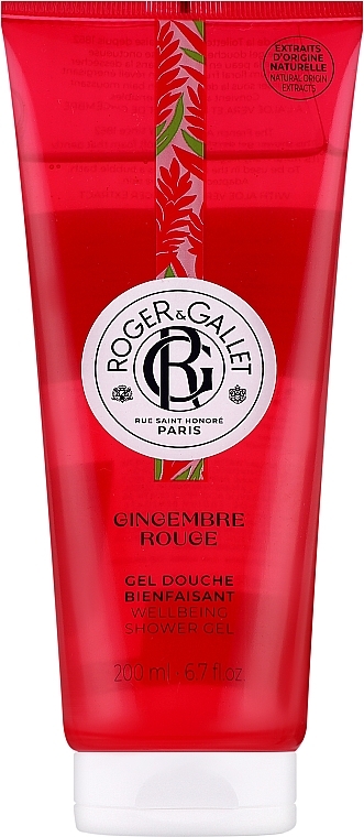 Roger&Gallet Gingembre Rouge Wellbeing Shower Gel - Żel pod prysznic — Zdjęcie N1