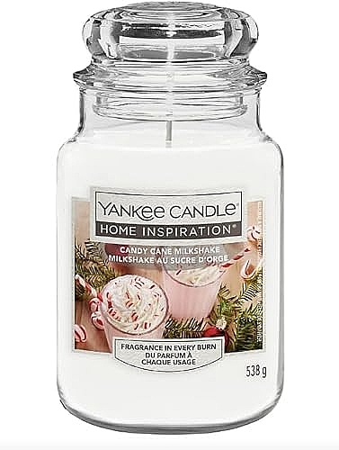 Świeca zapachowa w słoiku - Yankee Candle Home Inspiration Candy Cane Milkshake — Zdjęcie N1