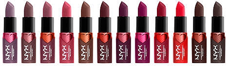 Zestaw - NYX Professional Makeup Matte Lipstick Gift Set Vault (lipstick/12x1,3g) — Zdjęcie N3
