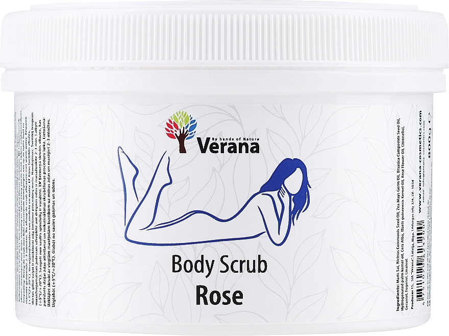 PRZECENA! Peeling do ciała Rose - Verana Body Scrub Rose * — Zdjęcie N2