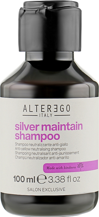 Szampon neutralizujący żółte odcienie - Alter Ego Silver Maintain Shampoo — Zdjęcie N1