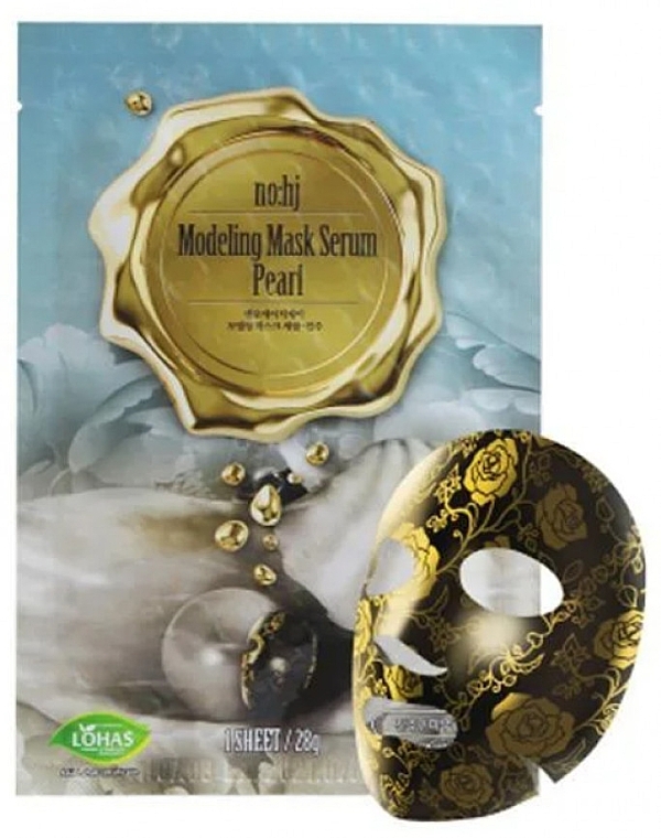 Designerska maseczka w płachcie - NOHJ Pearl Modeling Mask Serum — Zdjęcie N1