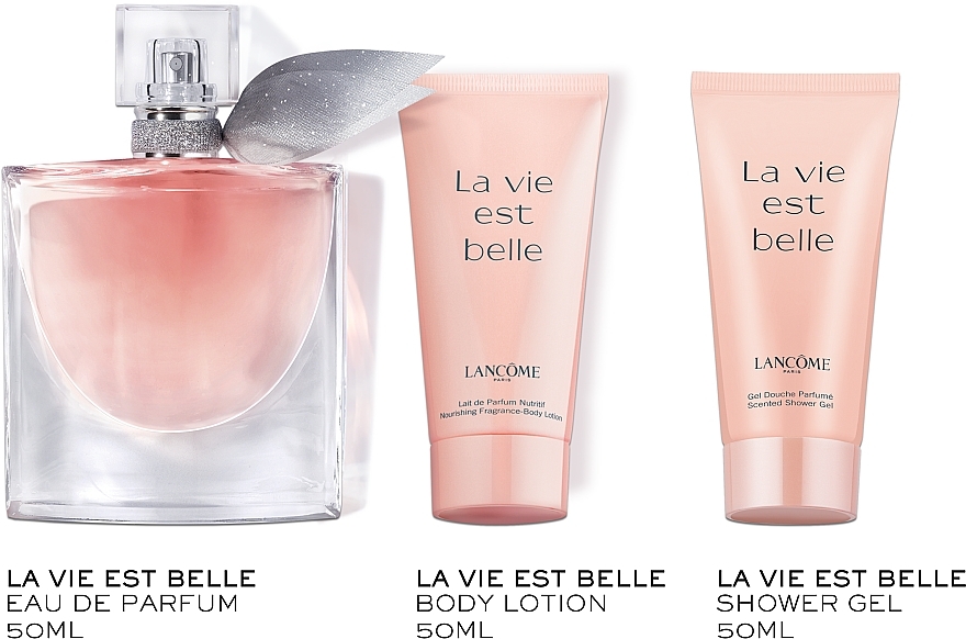 Lancome La Vie Est Belle - Zestaw (edp 50 ml + b/lot 50 ml + sh/gel 50 ml) — Zdjęcie N2