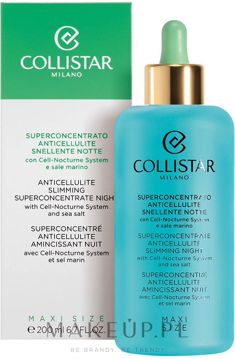 Serum antycellulitowe na noc - Collistar Night Anticellulite Slimming Superconcentrate — Zdjęcie 200 ml