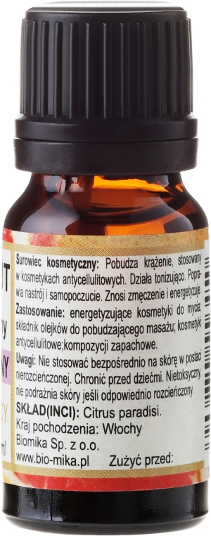Naturalny olejek grejpfrutowy - Biomika — Zdjęcie N2