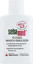 PREZENT! Emulsja do mycia twarzy i ciała - Sebamed Soap-Free Liquid Washing Emulsion pH 5.5 (mini) — Zdjęcie N1