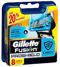 Kup Wymienne ostrza do maszynki, 8 szt. - Gillette Fusion ProShield Chill