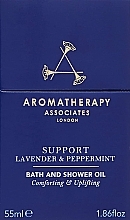 Olejek pod prysznic, Mięta - Aromatherapy Associates Support Lavender & Peppermint Bath & Shower Oil — Zdjęcie N3
