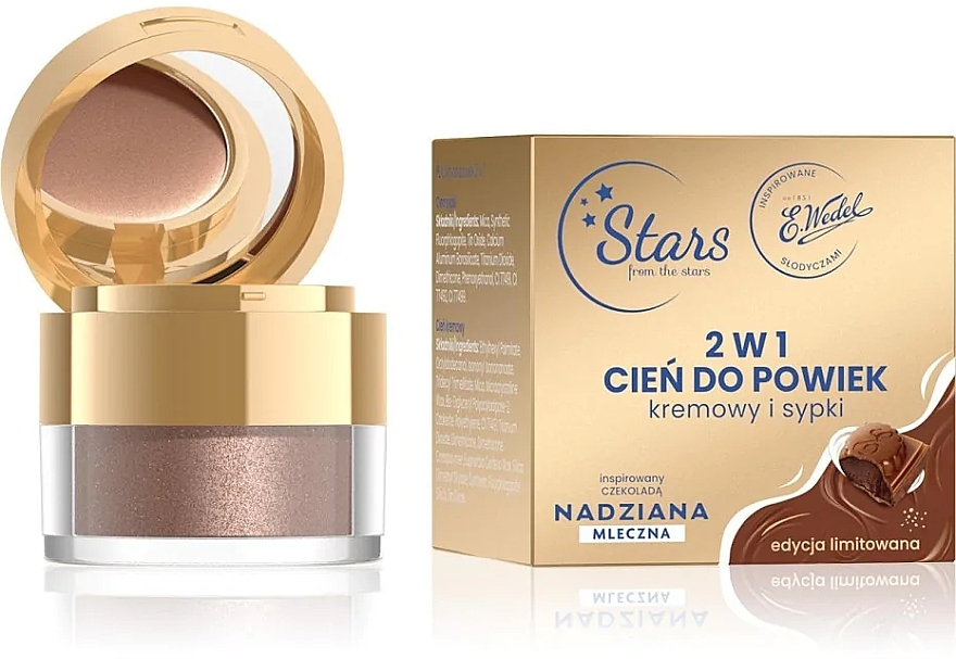 Cień do powiek 2w1 - Stars from The Stars E. Wedel 2 in 1 Eyeshadow  — Zdjęcie N1