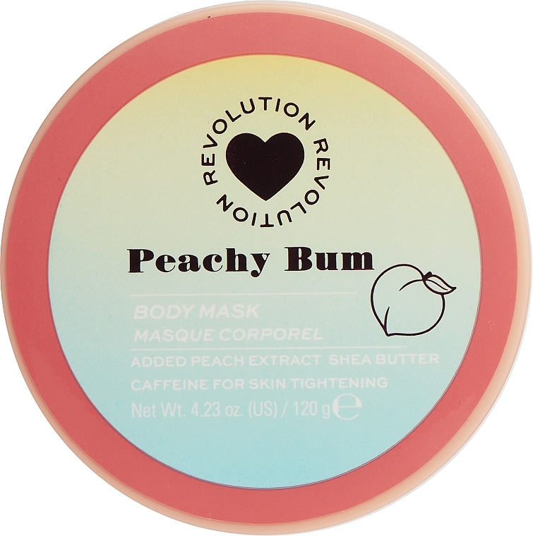 Maska na okolice pośladków - I Heart Revolution Peachy Bum Body Mask  — Zdjęcie N1