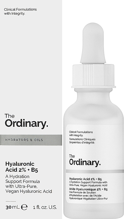 PRZECENA! Serum z kwasem hialuronowym 2% + B5 - The Ordinary Hyaluronic Acid 2% + B5 * — Zdjęcie N2