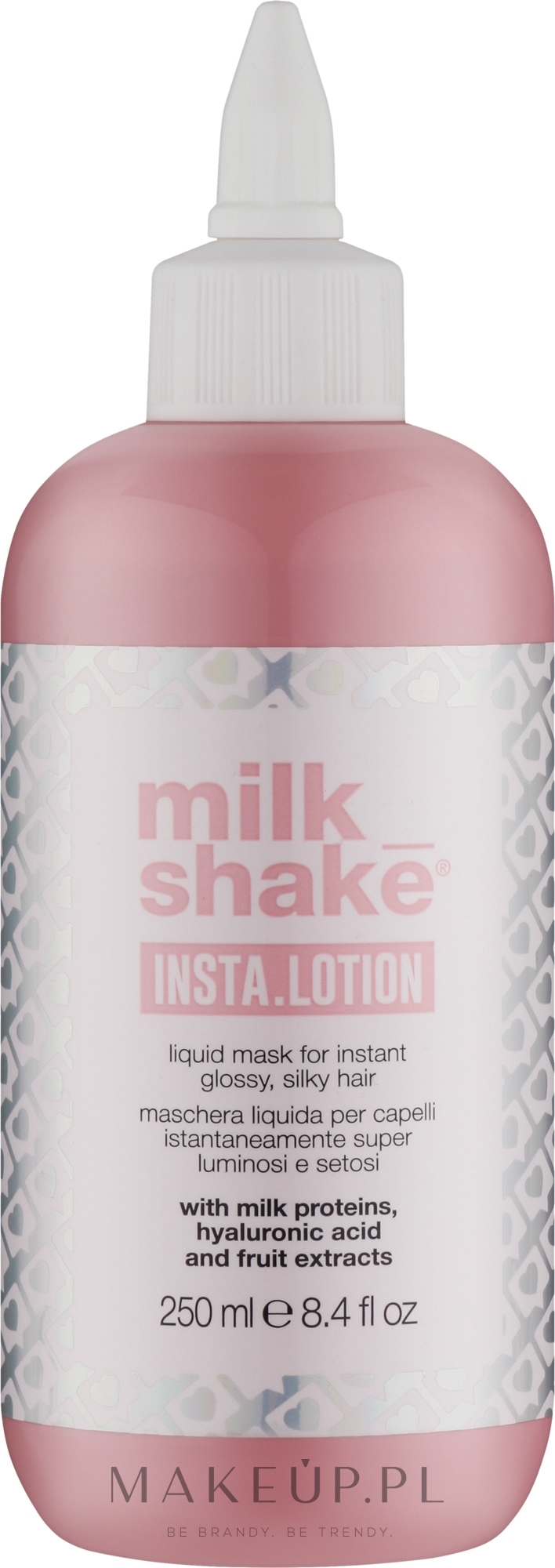 Płynna maska zapewniająca natychmiastowy połysk i jedwabistość włosów - Milk_Shake Insta.Lotion — Zdjęcie 250 ml