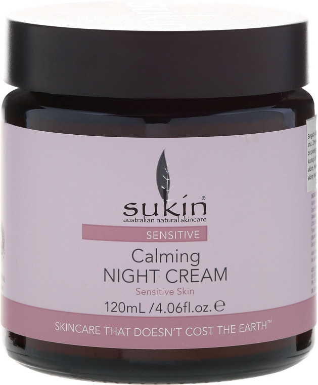 Wypełniający krem do twarzy na noc - Sukin Purely Ageless Sensitive Night Cream — Zdjęcie N1
