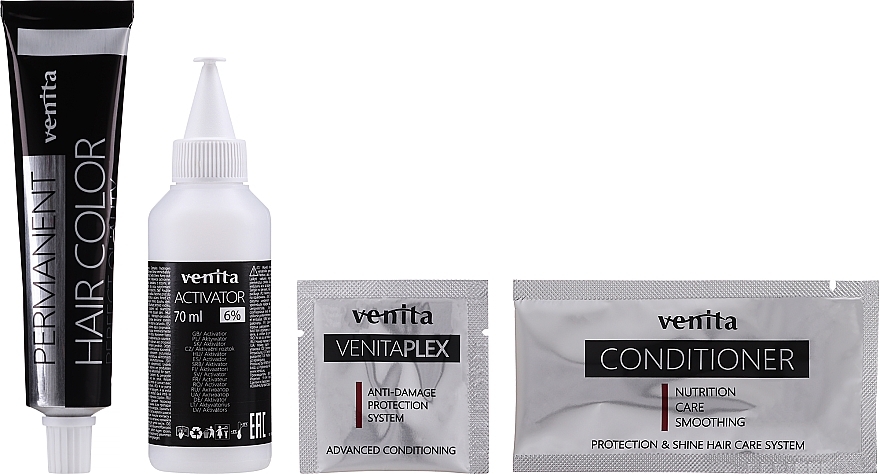 PRZECENA! Trwała farba do włosów z systemem ochrony koloru - Venita Plex Protection System * — Zdjęcie N2