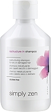Głęboko regenerujący szampon do włosów suchych i zniszczonych - Z. One Concept Simply Zen Restructure in Shampoo — Zdjęcie N1