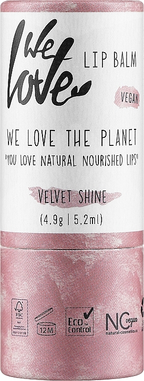 Balsam do ust - We Love The Planet Velvet Shine — Zdjęcie N1