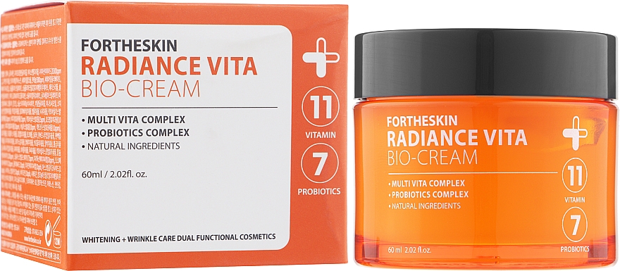 Krem z witaminami do twarzy - Fortheskin Bio Radiance Vita Cream — Zdjęcie N2