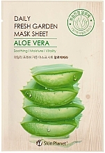 Kup Maska w płachcie do twarzy z wyciągiem z aloesu - MjCare Skin Planet Daily Fresh Garden Mask Sheet Aloe Vera