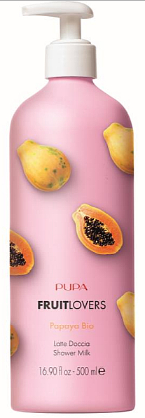 Balsam do ciała z papają - Pupa Friut Lovers Papaya Shower Milk (z dozownikiem) — Zdjęcie N1