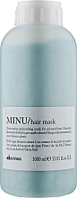Rozświetlająca i odbudowująca maska do włosów koloryzowanych - Davines Minu Hair Mask — Zdjęcie N4