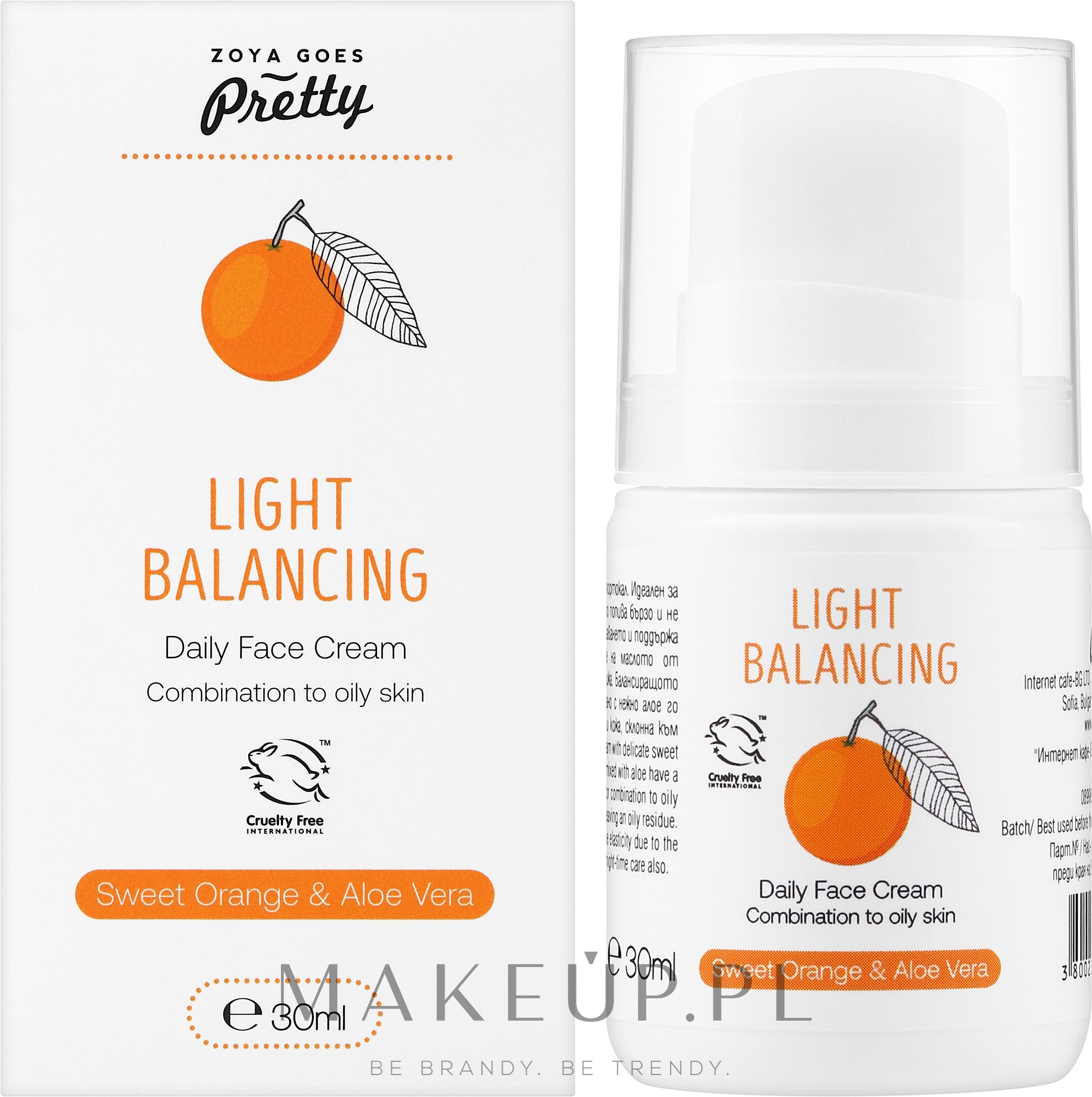 Lekki równoważący krem do twarzy na dzień - Zoya Goes Light Balancing Daily Face Cream  — Zdjęcie 30 ml