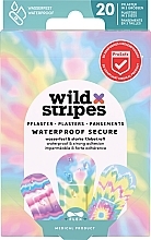 Kup Zestaw plastrów wodoodpornych, 20 szt. - Wild Stripes Plasters Waterproof Secure Rainbow
