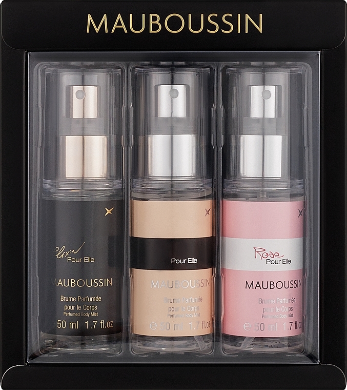 Mauboussin Pour Elle Trio Set - Zestaw (b/spray 3 x 50 ml) — Zdjęcie N1