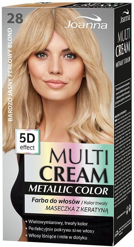  Joanna Multi Cream Color Metallic - Farba do włosów — Zdjęcie 28