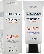 Kup Krem ​​przeciwsłonecznych z kolagenem morskim o działaniu wybielającym - Enough Collagen 3in1 Whitening Moisture Sun Cream SPF50 PA+++