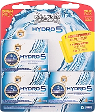 Zestaw wymiennych ostrzy Hydro 5, 12 szt. - Wilkinson Sword Hydro 5 — Zdjęcie N1