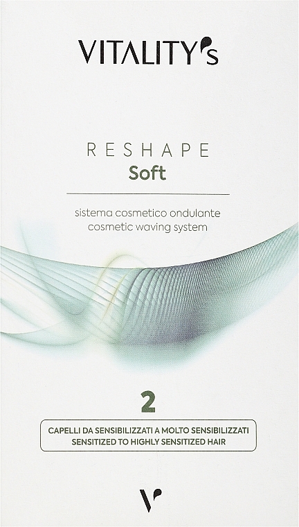 Zestaw do trwałej ondulacji do włosów cienkich i wrażliwych - Vitality's Reshape Soft 2 (h/lot/2x100ml) — Zdjęcie N1