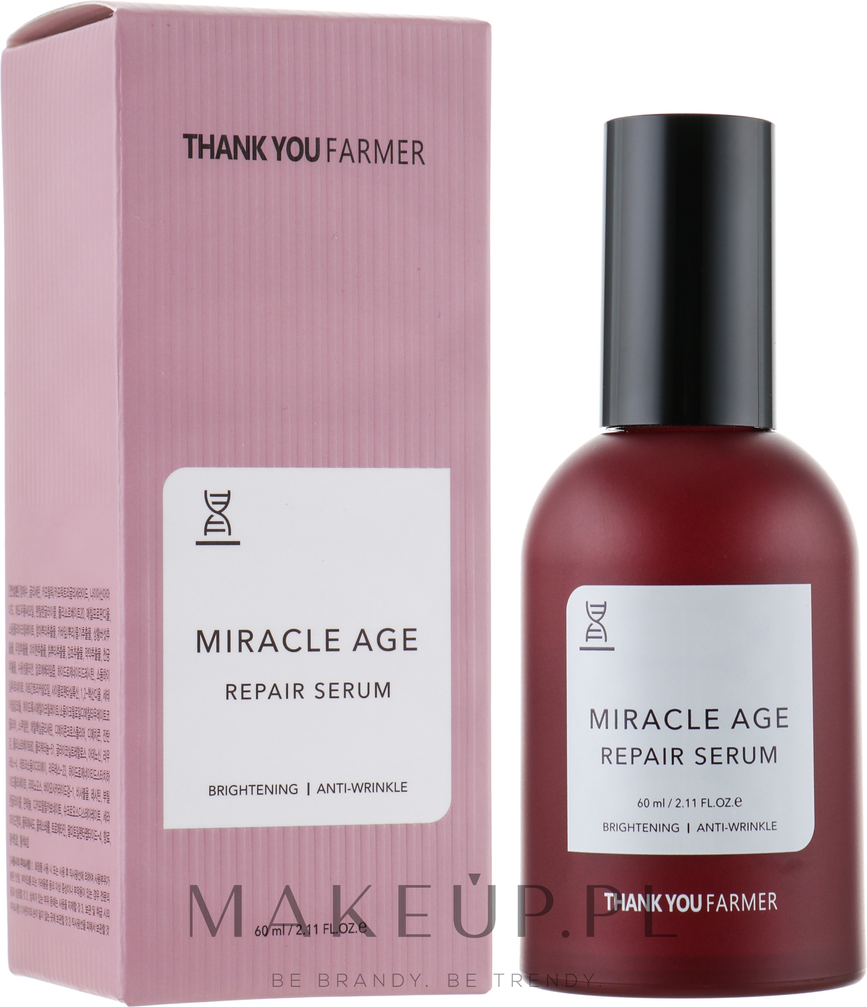Rozjaśniające serum przeciwzmarszczkowe do twarzy - Thank You Farmer Miracle Age Repair Serum — Zdjęcie 60 ml