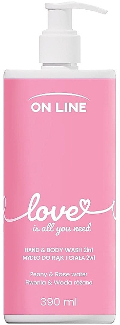 Mydło do rąk i ciała 2w1 Love - On Line Hand & Body Wash — Zdjęcie N1